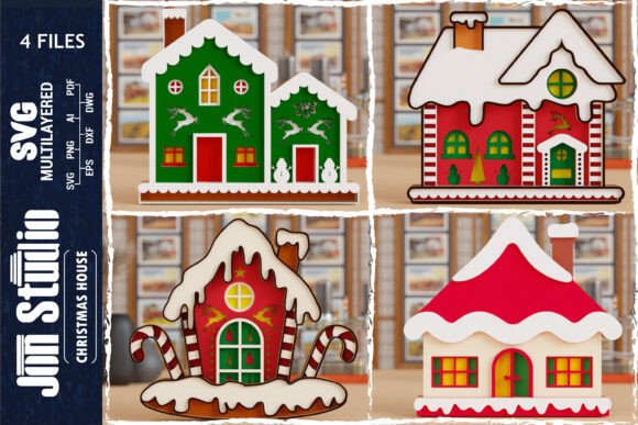3D Christmas House SVG Bundle: A Crafts & Graphics Designer’s Review