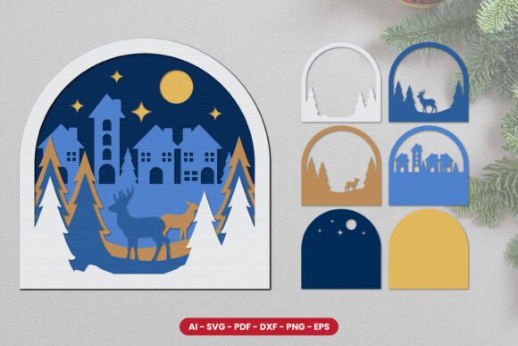 Christmas Village 3D Layered Papercut: A Designer’s Real-World Embroidery Review