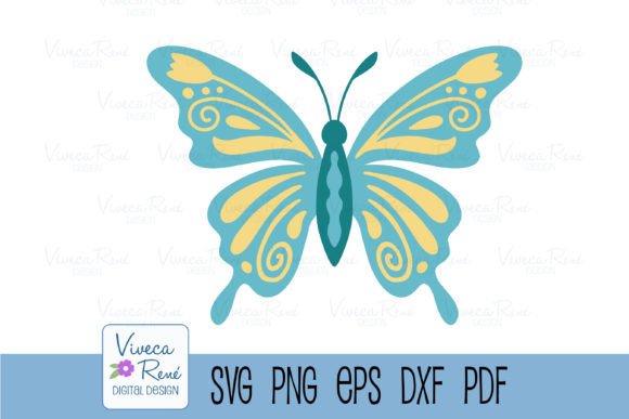 Colorful Spring Butterfly Layered SVG for Crafts & Creative Graphics