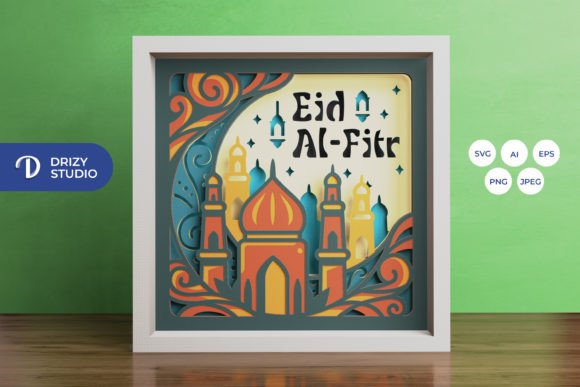 Eid Al Fitr 3D SVG for Shadow Boxes: A Seller Review