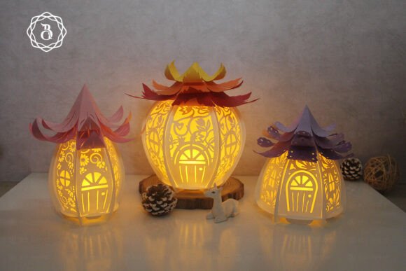 Fairy House Classic Motifs: 3D SVG Shapes