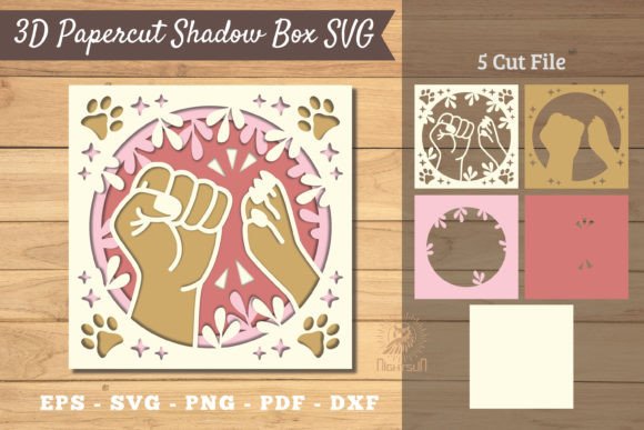 Hand Paw 3D Papercut Shadow Box SVG 3: A Crafts & Graphics Designer’s Review for Brand Marketers