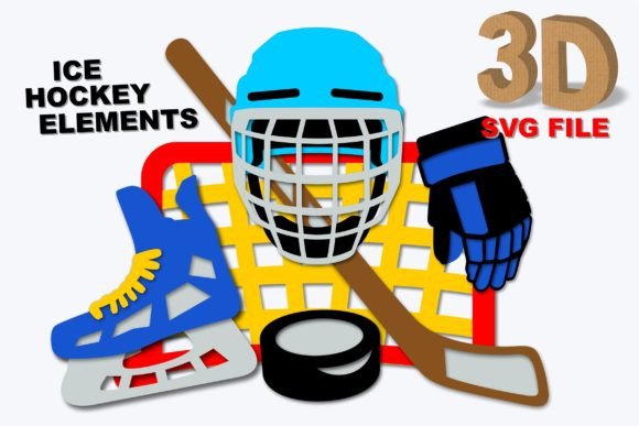 Ice Hockey Topper 3D SVG – A Crafts & Graphics Review for Digital Sellers