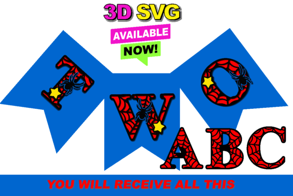 Spider Alphabet 3D SVG: A Crafty Designer’s Must-Have for Halloween Crafts & Handmade Business